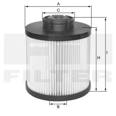 FIL FILTER mfe1553mb -  Топливный фильтр